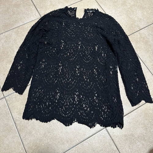 Zara black t-shirt size M like new