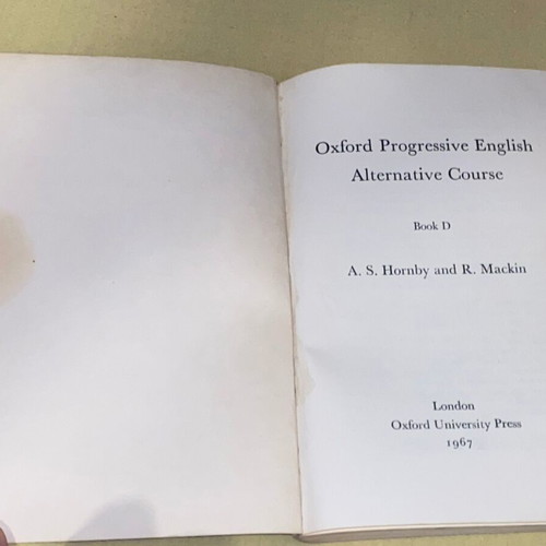 Oxford Progressive English alternative course Book D μεταχειρισμένο βιβλίο εκμάθησης Αγγλικών