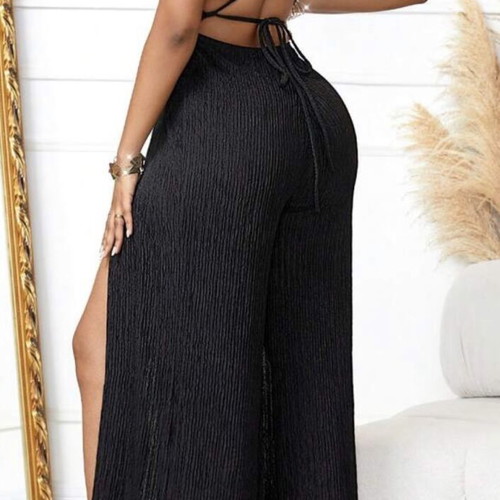 Jumpsuit black like new, one size