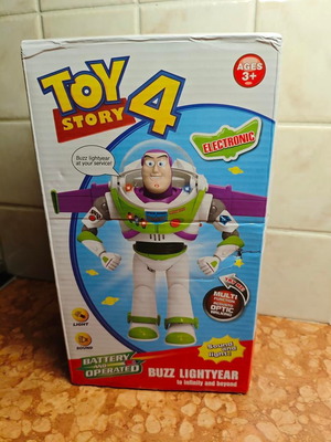 Φιγούρα Buzz Lightyear ηλεκτρονική με περπάτημα Toy Story 4 σαν καινούργιο