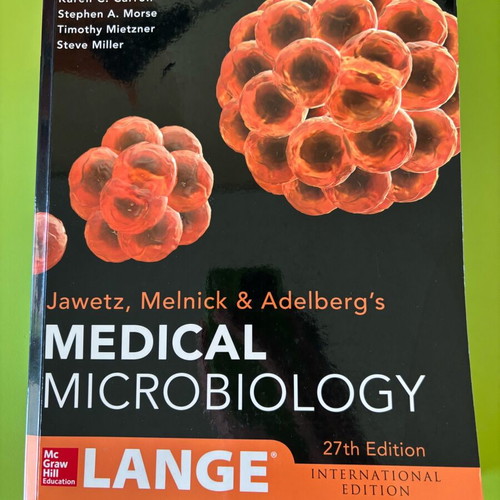 Jawetz Melnick & Adelberg's Medical Microbiology 27th Edition like new