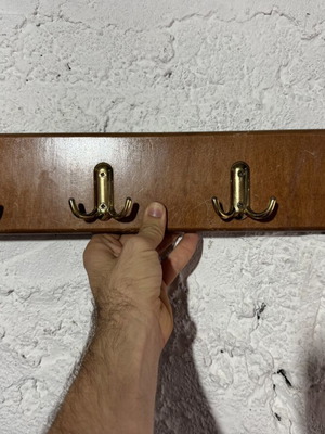 Wall-mounted coat rack, 50 cm