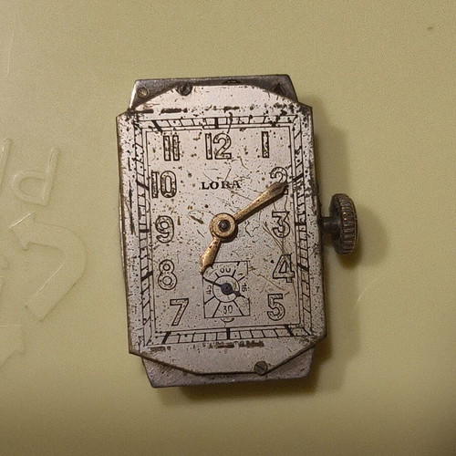 Lorex Art Deco Swiss Mechanical Watch, circa 1935–1945