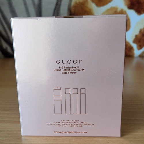 Gucci by Gucci women's travel perfume 4x15ml new with case