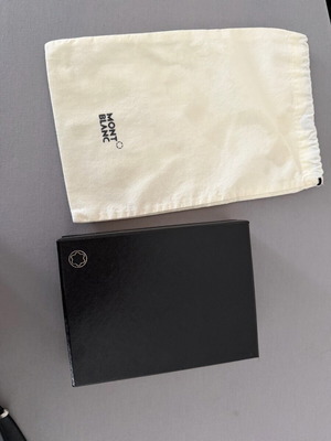 Montblanc authentic box and dust bag like new