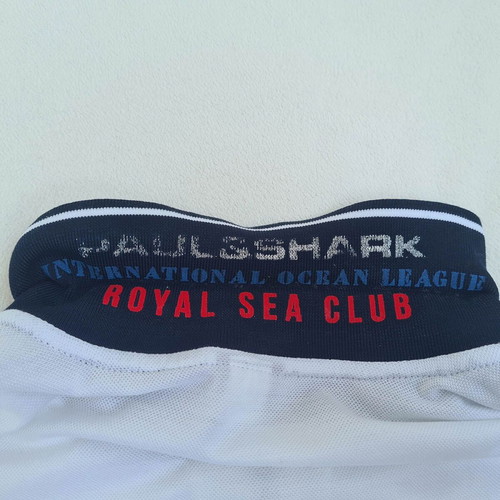 Paul & Shark Yachting men's polo shirt 1/4 zip XXL, white