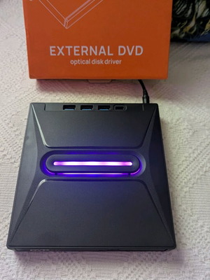 External CD/DVD drive multifunction new