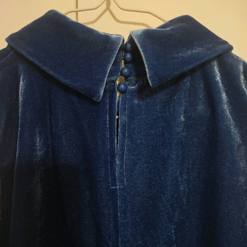Attrativo Large blouse blue, new, velvet