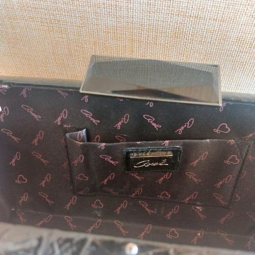 Axel clutch bag black like new with chain