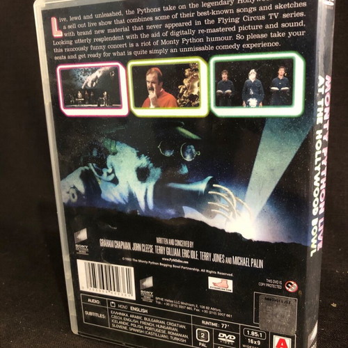 Monty Python Live At The Hollywood Bowl DVD like new