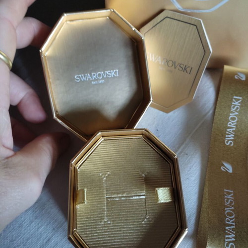 Swarovski Vienna Collection Gold Ring Box Limited Edition 130th Anniversary