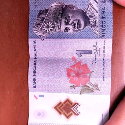 Malaysian Ringgit banknote like new from Malaysia
