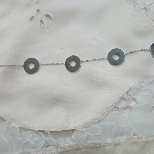 Stainless steel bracelet with extension