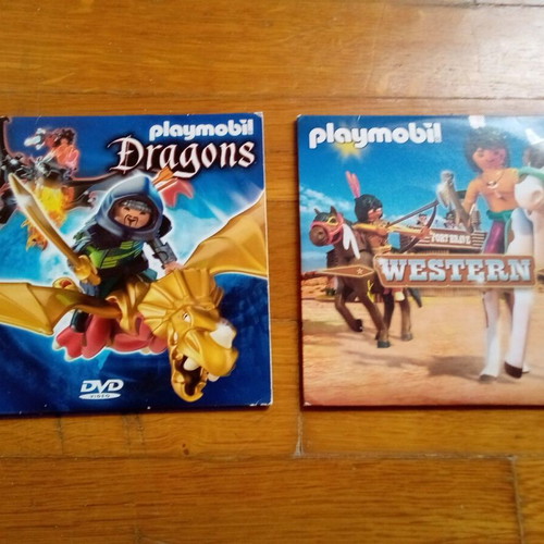 Playmobil magazines used with 2 DVD gift