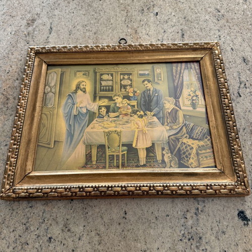 Lithograph used, special old artwork 24.5x31 cm