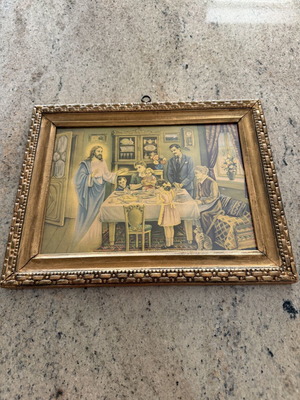 Lithograph used, special old artwork 24.5x31 cm