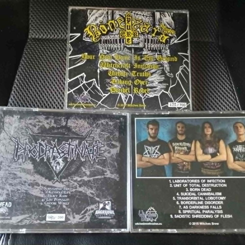 Death Thrash and Crust Punk CD lot limited numbered editions, like new