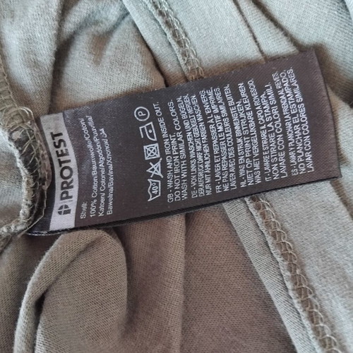 T-shirt Protest khaki color like new, size L