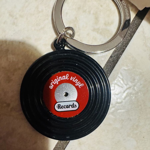 Metal Keychain Vinyl Record Meta[l]morphose new