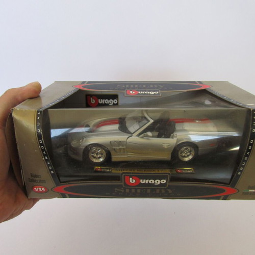 Bburago Shelby Series 1 1999 model like new with original box and base