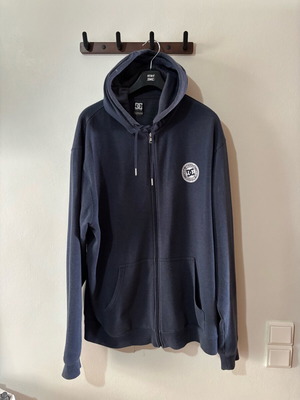 Dc blue jacket used with visible signs of wear