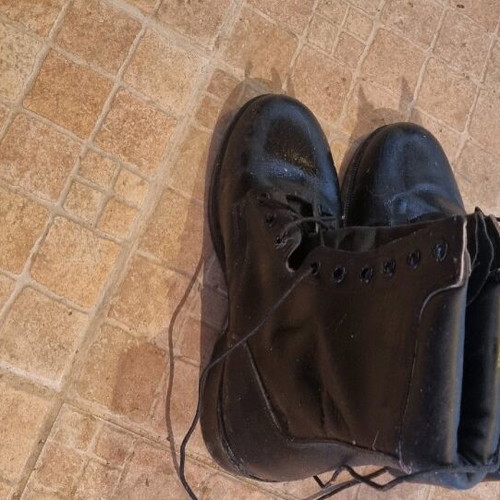 Leather boots Greek Army new size 44 black