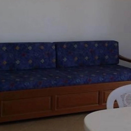 Living room set with sofa bed and two-seater sofa used