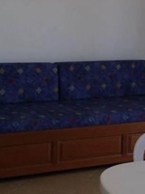 Living room set with sofa bed and two-seater sofa used