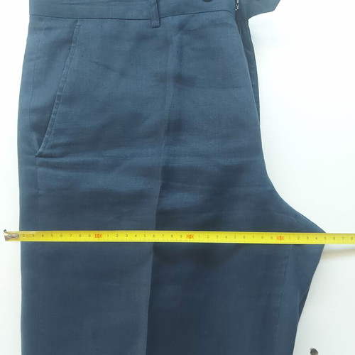 Men's linen pants XL like new, dark navy blue