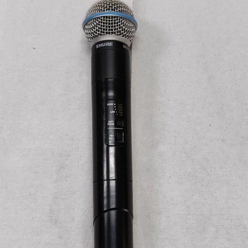 Shure Beta 58A microphone used with case