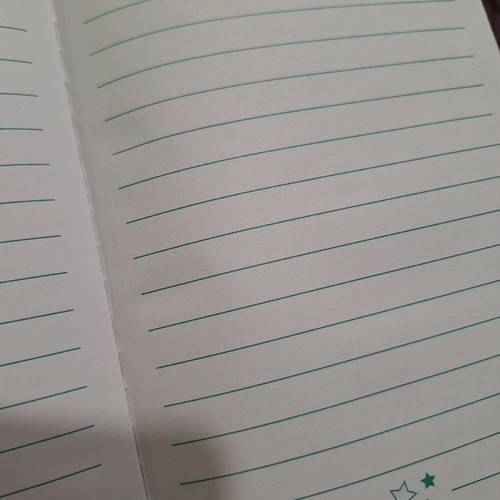 Children's notebook ruled with color-changing sequins new