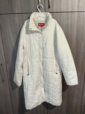 Long white jacket like new
