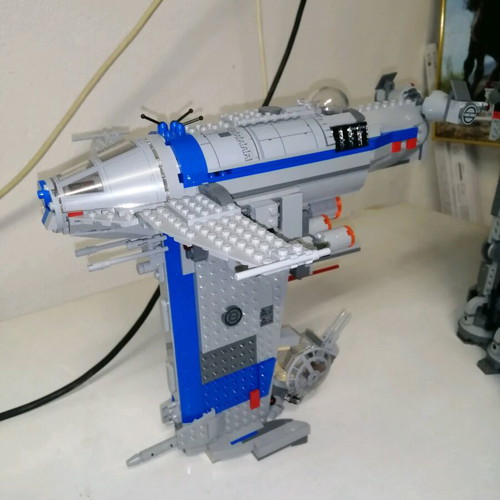 Lego Star Wars 75188 used, all pieces assembled without figures