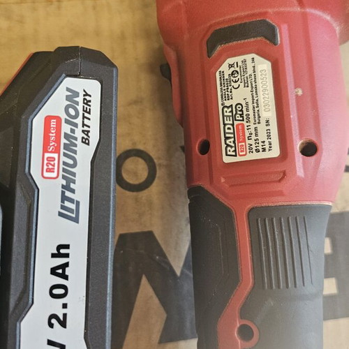 Rider Pbag20 125mm Angle Grinder like new