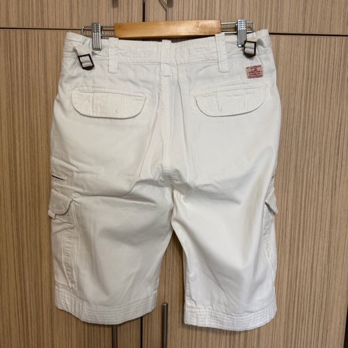 Scotch & Soda white cargo shorts used, size 29