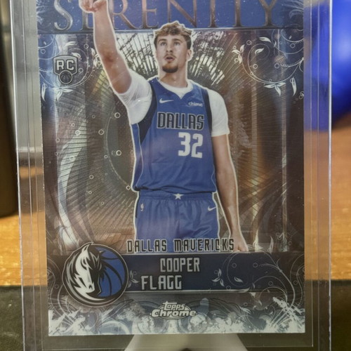 Cooper Flagg RC 2025 Topps Chrome Basketball Serenity SY-11 card
