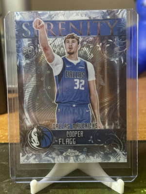 Cooper Flagg RC 2025 Topps Chrome Basketball Serenity SY-11 card