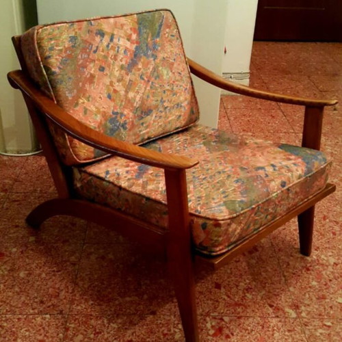Wooden armchair vintage