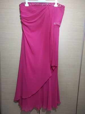 Giorgio Ajutanti fuchsia dress like new