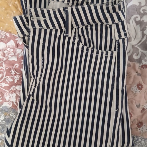 Bershka striped elastic pants size 36, like new