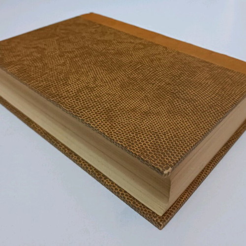 Leather-bound volume Karolos Darwin Theory of Evolution used