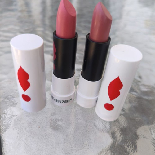 Seventeen lipstick set like new, nude shades, 2 pieces
