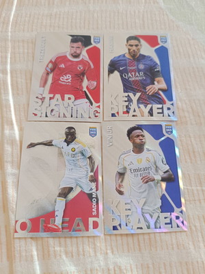 Panini 2026 FIFA 365 stickers pack, like new, 4 pieces