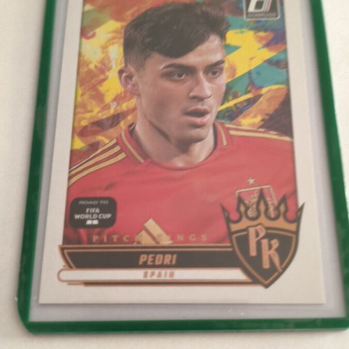 Pedri 2025-26 Panini Donruss Pitch Kings Spain Road to World Cup 26 #19 card new
