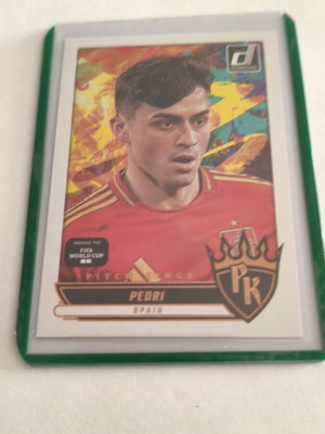 Pedri 2025-26 Panini Donruss Pitch Kings Spain Road to World Cup 26 #19 card new