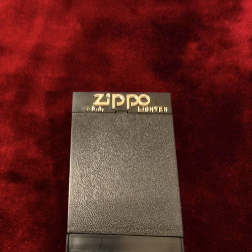 Zippo lighter brushed chrome like new with box