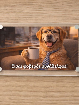 Ακρυλικό μαγνητάκι ψυγείου Είσαι φοβερός συνάδελφος! καινούργιο