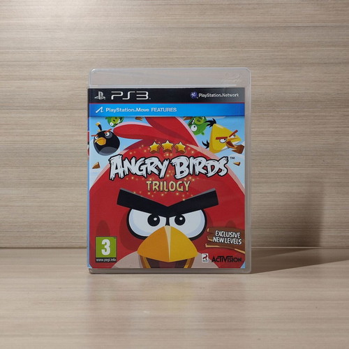 Angry Birds Trilogy PS3 game like new, English version