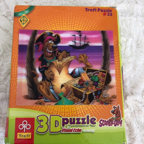 Scooby-Doo puzzles 2 pieces with gift small 3D puzzle