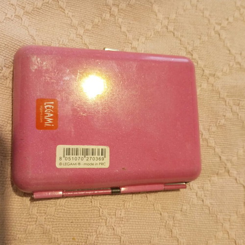 Metal mini case used with button